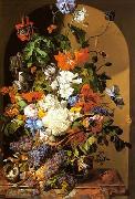 unknow artist Floral, beautiful classical still life of flowers.130 oil on canvas